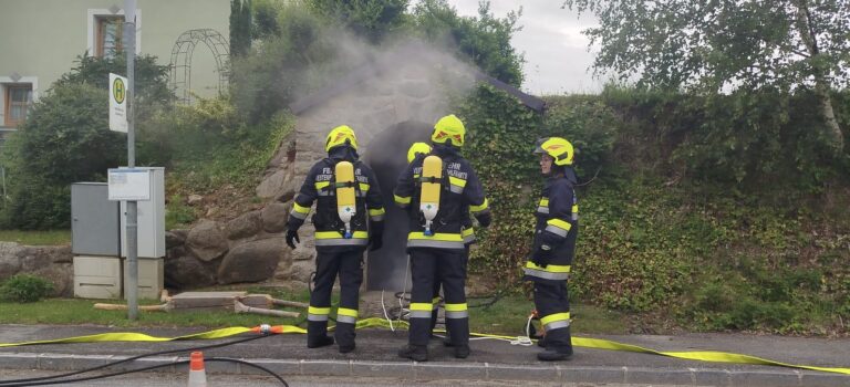 Juni-Übung: Kellerbrand und Menschenrettung Juni-Übung: Kellerbrand und Menschenrettung
