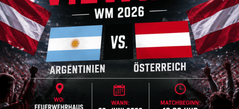 EINLADUNG – Public Viewing: Österreich vs. Argentinien EINLADUNG – Public Viewing: Österreich vs. Argentinien
